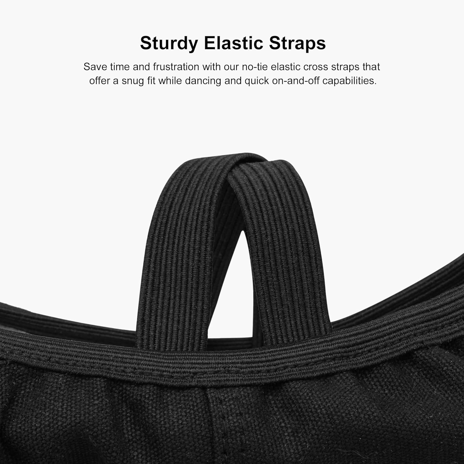 Stelle Ballet Shoes for Women Girls Canvas Ballet Slipper Dance Shoes Yoga Shoes(Black)