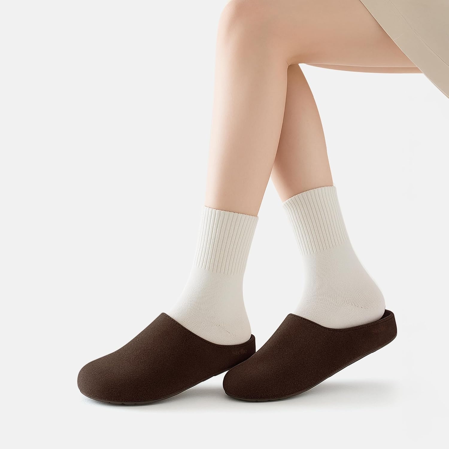 Stelle Clogs Women Mens Suede Potato Shoes Slip on Slippers(EP,9)