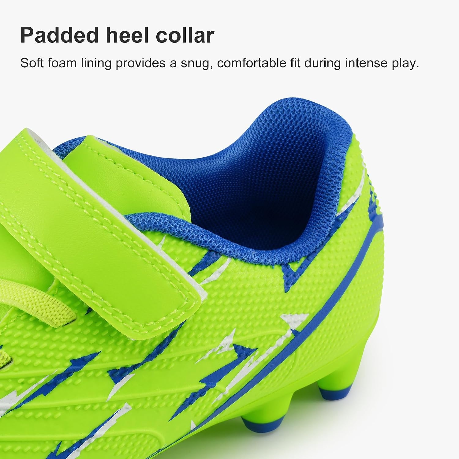 Stelle Boys Soccer Cleats for Kids Girls(Neon Green)